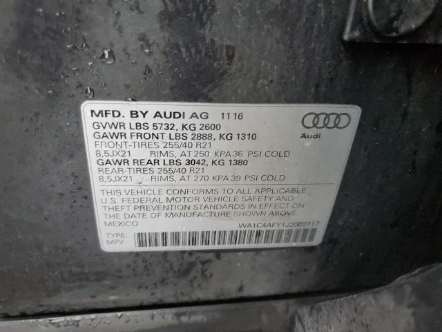 Photo 14 from auction – 2018 AUDI SQ5 PRESTI with VIN WA1C4AFY1J2002117