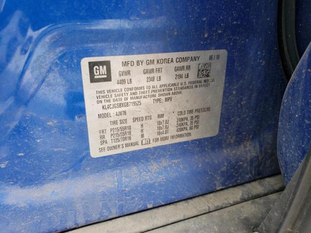 Photo 14 from auction – 2016 BUICK ENCORE with VIN KL4CJGSBXGB719525