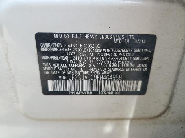 Photo 14 from auction – 2015 SUBARU FORESTER 2 with VIN JF2SJADC9FH404958