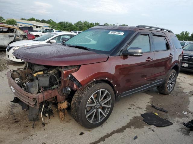 FORD EXPLORER X 2015 with VIN 1FM5K8D8XFGB48523 - Photo from auction