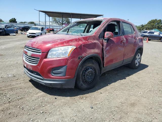 CHEVROLET TRAX LS 2015 with VIN KL7CJKSBXFB258122 - Photo from auction
