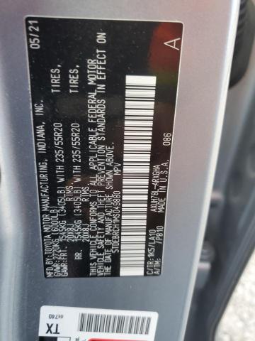 Photo 14 from auction – 2021 TOYOTA HIGHLANDER with VIN 5TDEBRCH1MS049880