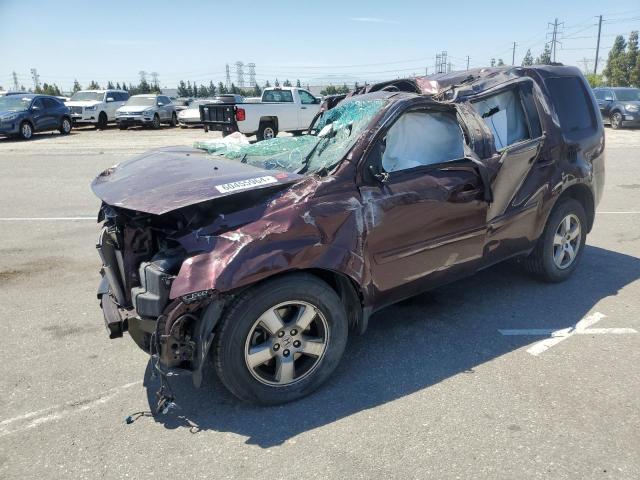 HONDA PILOT EXLN 2011 with VIN 5FNYF3H7XBB041194 - Photo from auction