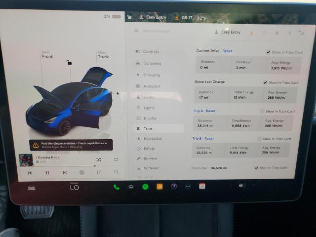 Photo 9 from auction – 2023 TESLA MODEL Y with VIN 7SAYGDEE4PA087665