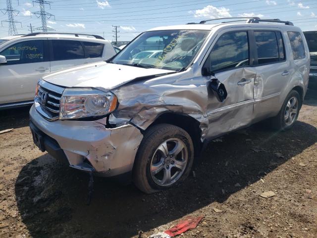 HONDA PILOT EXL 2015 with VIN 5FNYF4H57FB002508 - Photo from auction