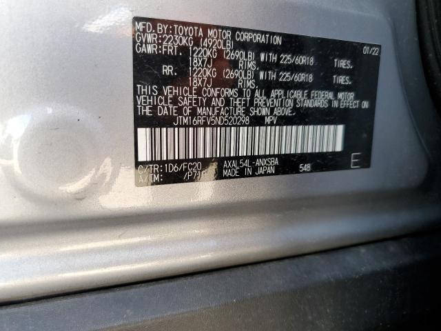 Photo 14 from auction – 2022 TOYOTA RAV4 SE with VIN JTM16RFV5ND520298