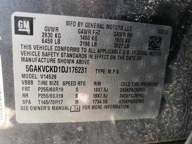 Photo 14 from auction – 2013 BUICK ENCLAVE with VIN 5GAKVCKD1DJ176231
