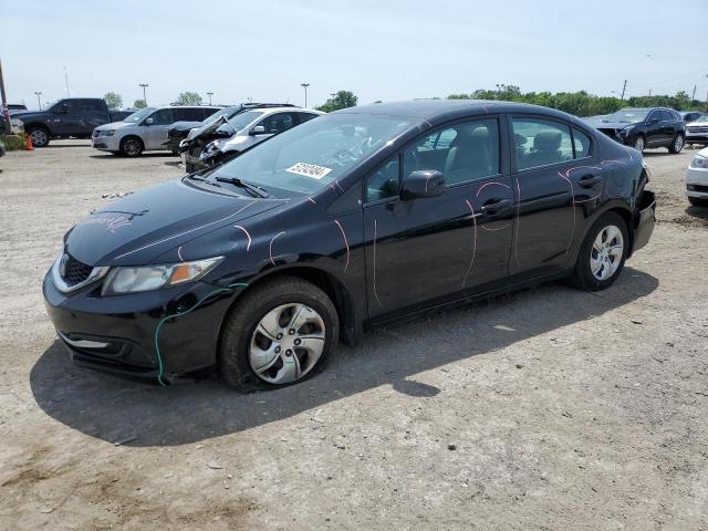 Photo 1 from auction – 2013 HONDA CIVIC LX with VIN 19XFB2F58DE086707