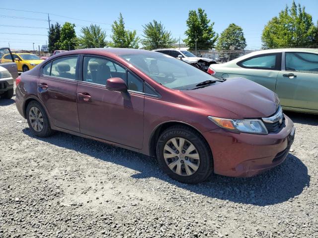 Photo 4 from auction – 2012 HONDA CIVIC LX with VIN 19XFB2F59CE349026