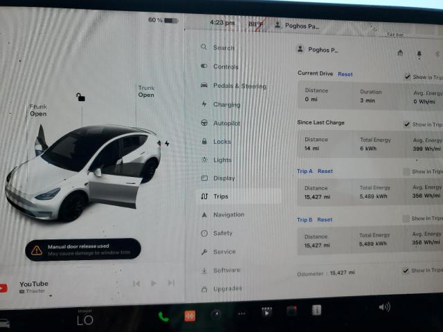 Photo 9 from auction – 2023 TESLA MODEL Y with VIN 7SAYGDEF8PF740140