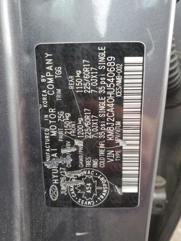 Photo 14 from auction – 2017 HYUNDAI TUCSON SE with VIN KM8J2CA40HU540689