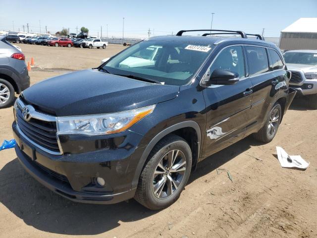 TOYOTA HIGHLANDER 2016 con VIN 5TDJKRFH9GS352632 - Foto de la subasta