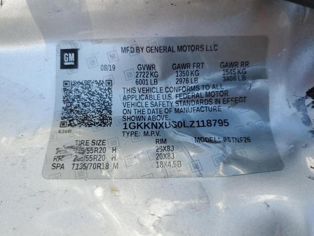 Photo 14 from auction – 2020 GMC ACADIA DEN with VIN 1GKKNXLS0LZ118795