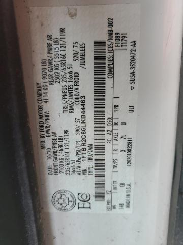 Photo 14 from auction – 2020 FORD TRANSIT T- with VIN 1FTBR2C86LKB44463