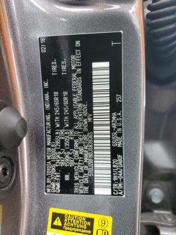 Photo 14 from auction – 2018 TOYOTA HIGHLANDER with VIN 5TDJZRFH0JS839365