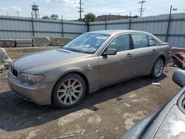 BMW 745 LI 2004 with VIN WBAGN63584DS55274 - Photo from auction