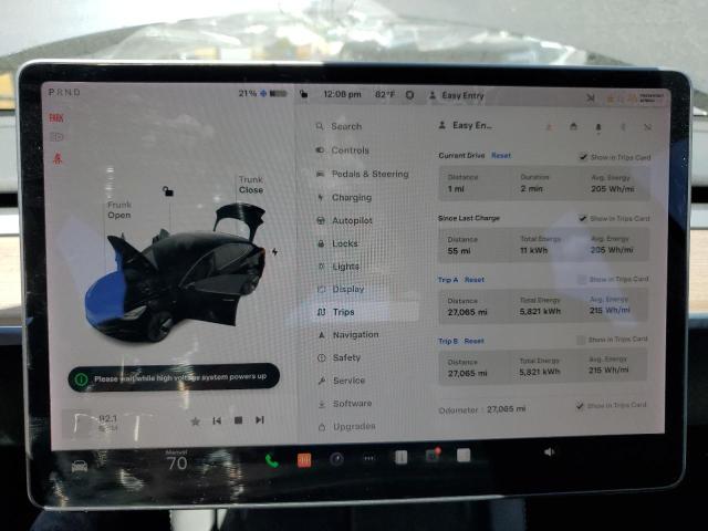 Photo 9 from auction – 2021 TESLA MODEL 3 with VIN 5YJ3E1EAXMF076516