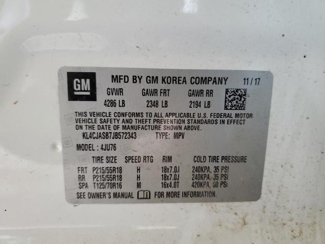 Photo 14 from auction – 2018 BUICK ENCORE PRE with VIN KL4CJASB7JB572343