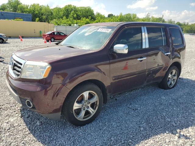 HONDA PILOT EXLN 2014 with VIN 5FNYF3H77EB027239 - Photo from auction