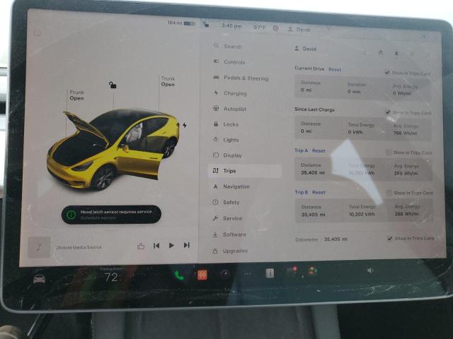 Photo 9 from auction – 2022 TESLA MODEL Y with VIN 7SAYGDEE3NF442079