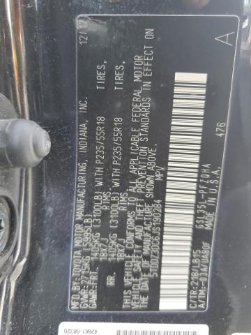 Photo 14 from auction – 2018 TOYOTA SIENNA XLE with VIN 5TDDZ3DC6JS190284
