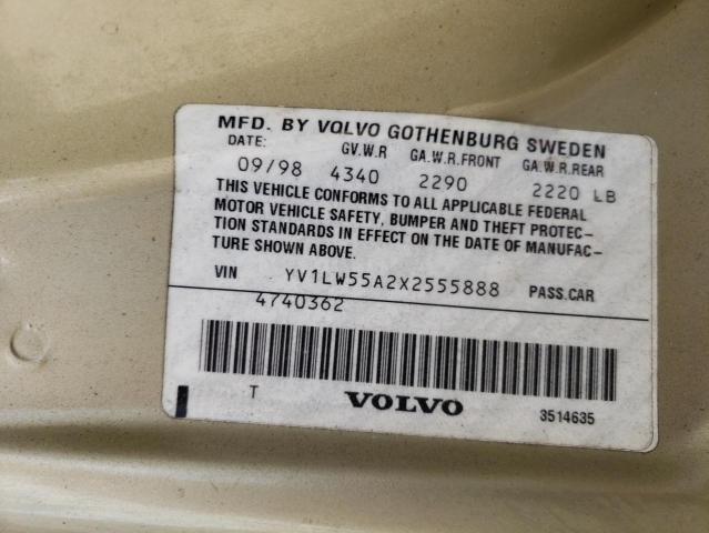 Photo 14 from auction – 1999 VOLVO V70 with VIN YV1LW55A2X2555888