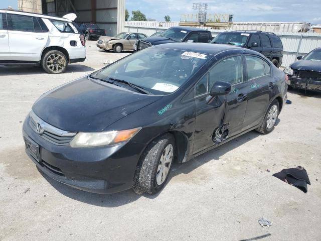 HONDA CIVIC LX 2012 with VIN 19XFB2F54CE345224 - Photo from auction