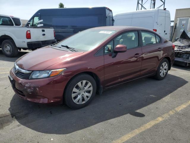 HONDA CIVIC LX 2012 مع رقم تعريف المركبة 19XFB2F55CE303631 - صورة من المزاد
