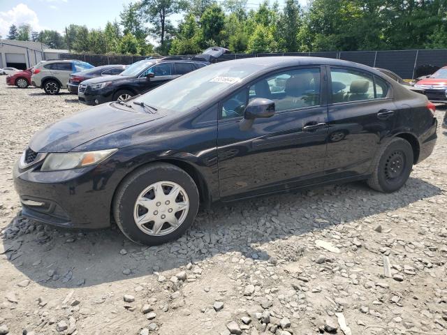 HONDA CIVIC LX 2013 with VIN 19XFB2F54DE257582 - Photo from auction