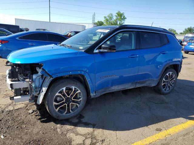 JEEP COMPASS LI 2022 with VIN 3C4NJDCB9NT165515 - Photo from auction