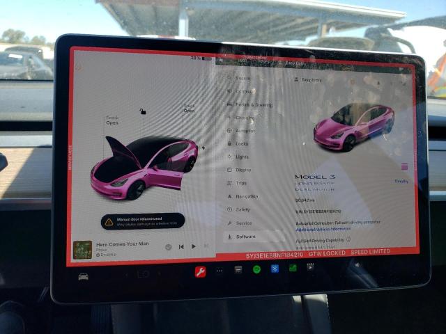 Photo 9 from auction – 2022 TESLA MODEL 3 with VIN 5YJ3E1EB8NF184210