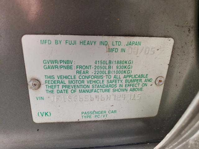 Photo 14 from auction – 2006 SUBARU FORESTER 2 with VIN JF1SG65646H724715