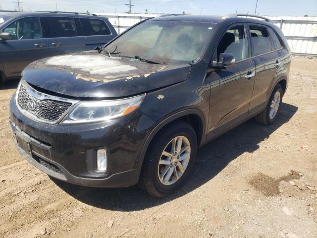 KIA SORENTO LX 2015 with VIN 5XYKTCA65FG555100 - Photo from auction