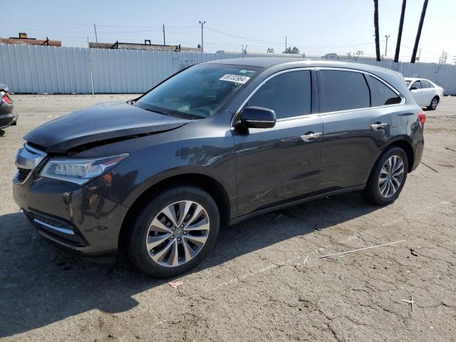 ACURA MDX TECHNO 2014 with VIN 5FRYD4H48EB012037 - Photo from auction