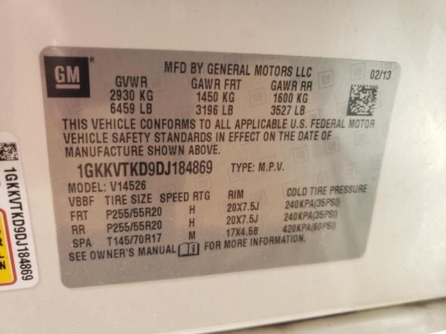 Photo 14 from auction – 2013 GMC ACADIA DEN with VIN 1GKKVTKD9DJ184869