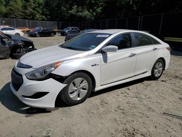 HYUNDAI SONATA HYB 2015 with VIN KMHEC4A4XFA137144 - Photo from auction