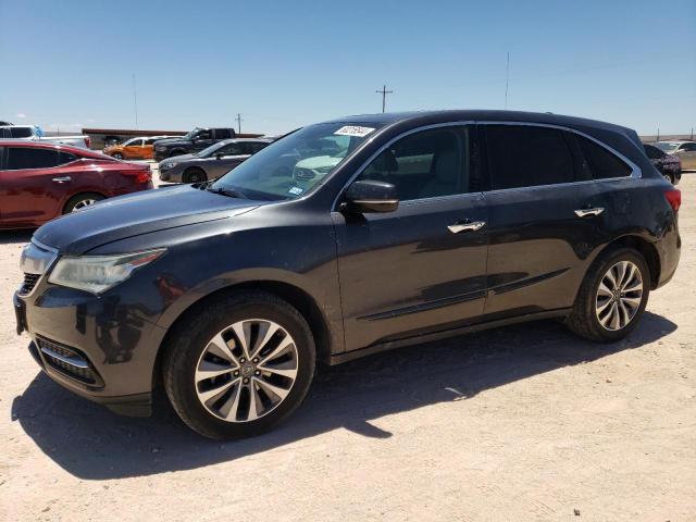 ACURA MDX TECHNO 2016 with VIN 5FRYD3H49GB015963 - Photo from auction
