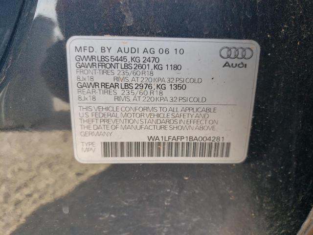 Photo 14 from auction – 2011 AUDI Q5 PREMIUM with VIN WA1LFAFP1BA004281