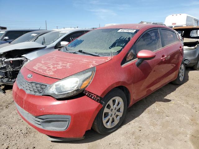 KIA RIO LX 2013 with VIN KNADM4A3XD6308833 - Photo from auction