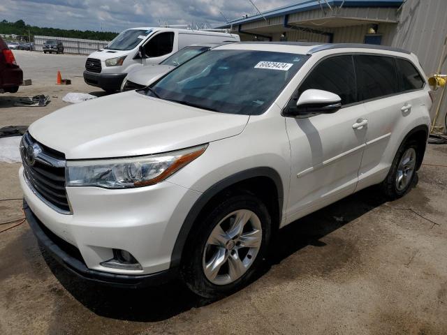 TOYOTA HIGHLANDER 2014 with VIN 5TDDKRFH3ES011964 - Photo from auction