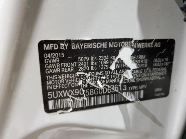 Photo 14 from auction – 2016 BMW X3 XDRIVE2 with VIN 5UXWX9C58G0D63613