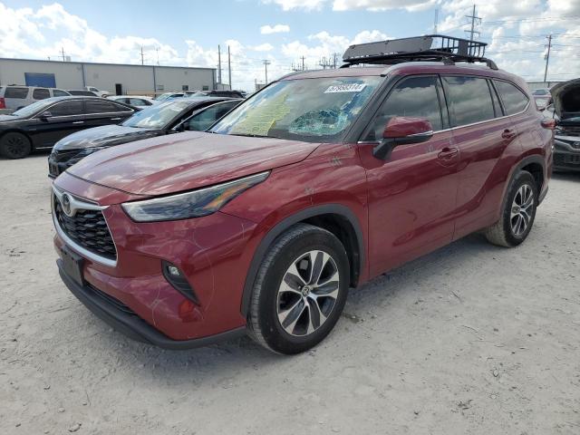 TOYOTA HIGHLANDER 2022 with VIN 5TDGZRAH7NS100047 - Photo from auction