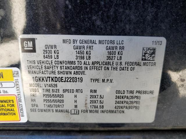 Photo 14 from auction – 2014 GMC ACADIA DEN with VIN 1GKKVTKD0EJ220319