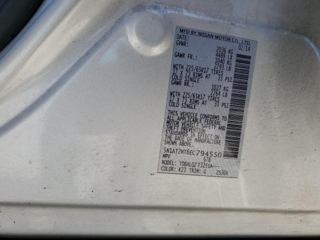 Photo 14 from auction – 2014 NISSAN ROGUE S with VIN 5N1AT2MT6EC794550
