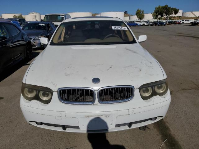 Photo 5 from auction – 2005 BMW 745 I with VIN WBAGL63545DP76015