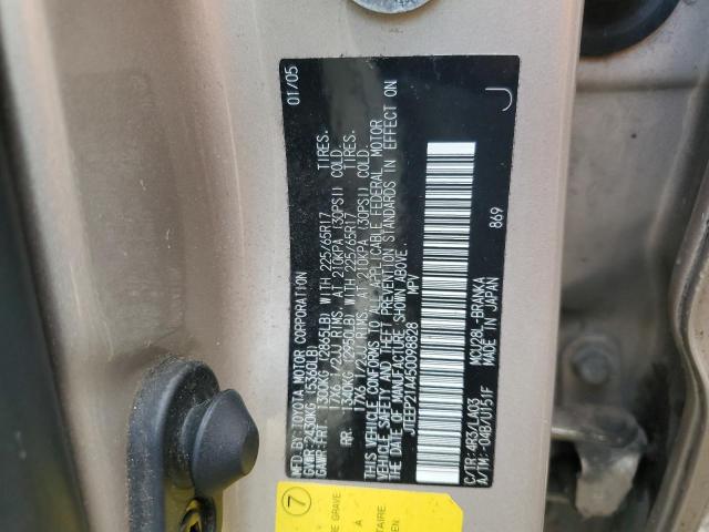 Photo 14 from auction – 2005 TOYOTA HIGHLANDER with VIN JTEEP21A450098828