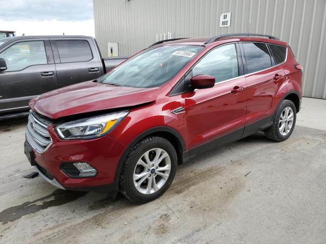 FORD ESCAPE SE 2018 with VIN 1FMCU0GD7JUC28528 - Photo from auction