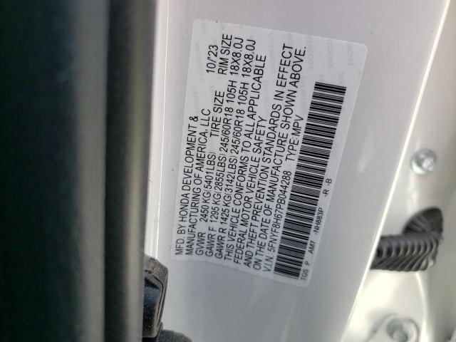 Photo 14 from auction – 2023 HONDA PASSPORT T with VIN 5FNYF8H67PB044288