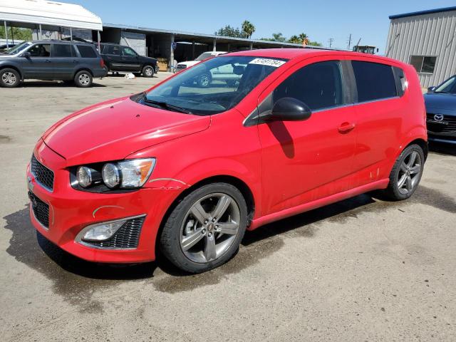 CHEVROLET SONIC RS 2015 with VIN 1G1JG6SB1F4135547 - Photo from auction