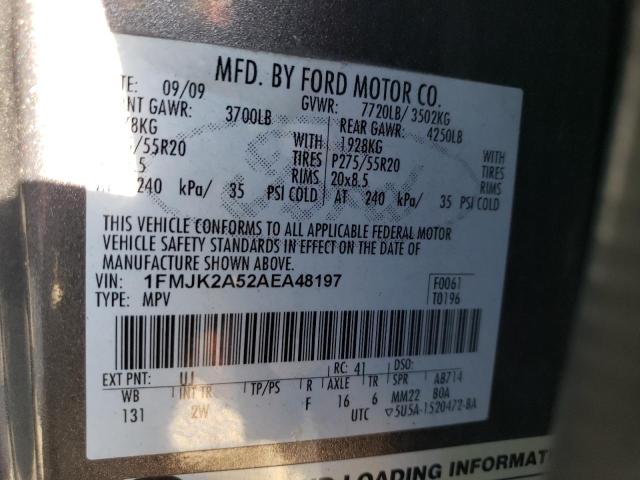 Фото 14 с аукциона – 2010 FORD EXPEDITION с VIN 1FMJK2A52AEA48197